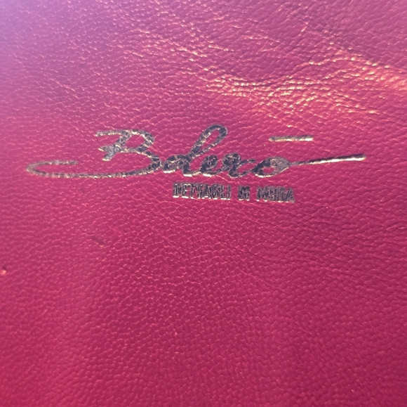 Vero Cuoio Bolero Shiny Purple Leather Side Zip Heeled Boots 10 - Picture 12 of 12